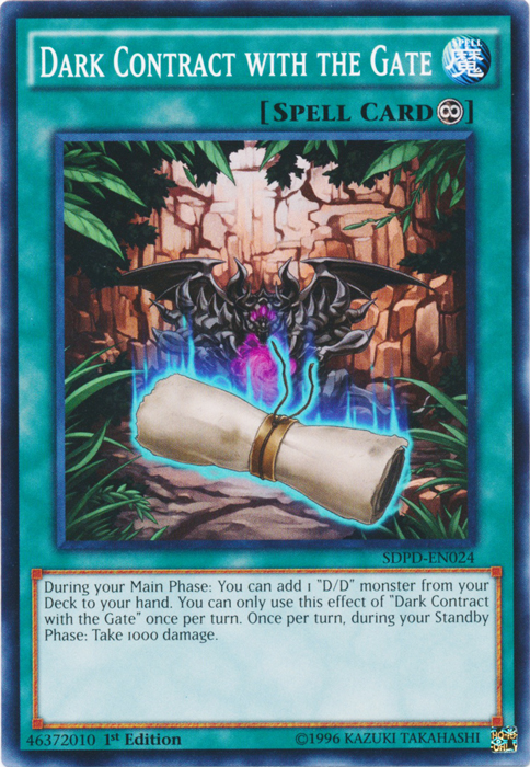 Dark Contract with the Gate - SDPD-EN024 - Common - 1st Edition