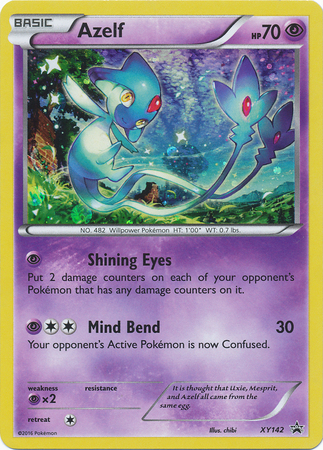 Azelf - XY142 - Holo Rare - XY Promo