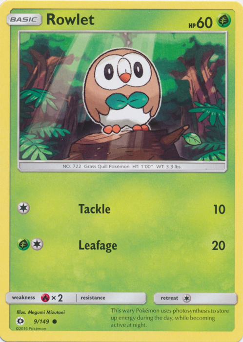 Rowlet - 9/149 - Common