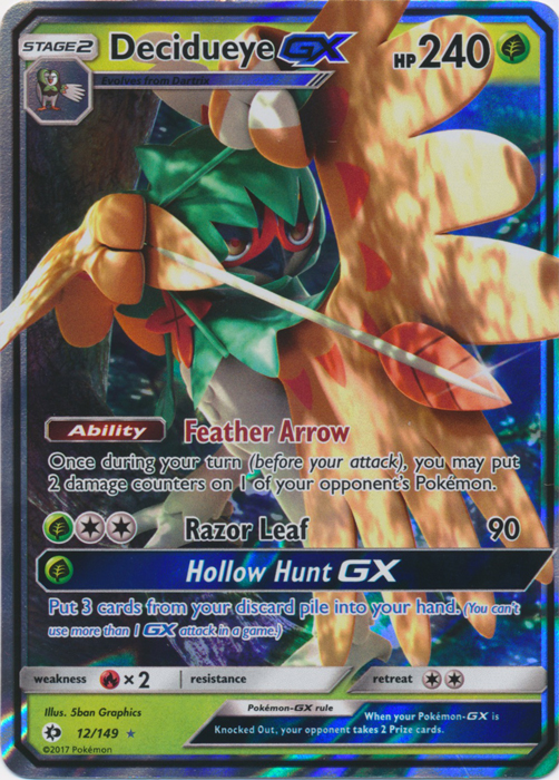 Decidueye GX - 12/149 - Ultra Rare