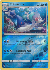 Primarina - 41/149 - Rare - Reverse Holo