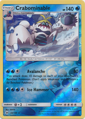 Crabominable - 43/149 - Rare - Reverse Holo