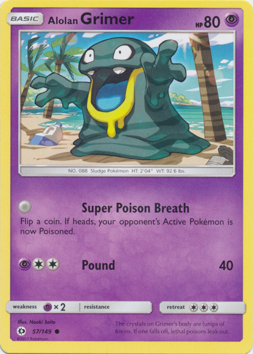 Alolan Grimer - 57/149 - Common