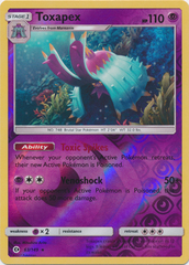 Toxapex - 63/149 - Rare - Reverse Holo