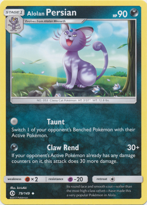 Alolan Persian - 79/149 - Uncommon