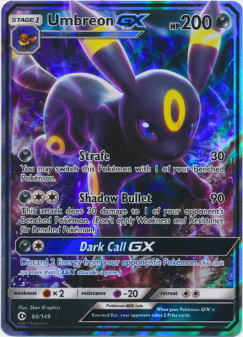 Umbreon GX - 80/149 - Ultra Rare