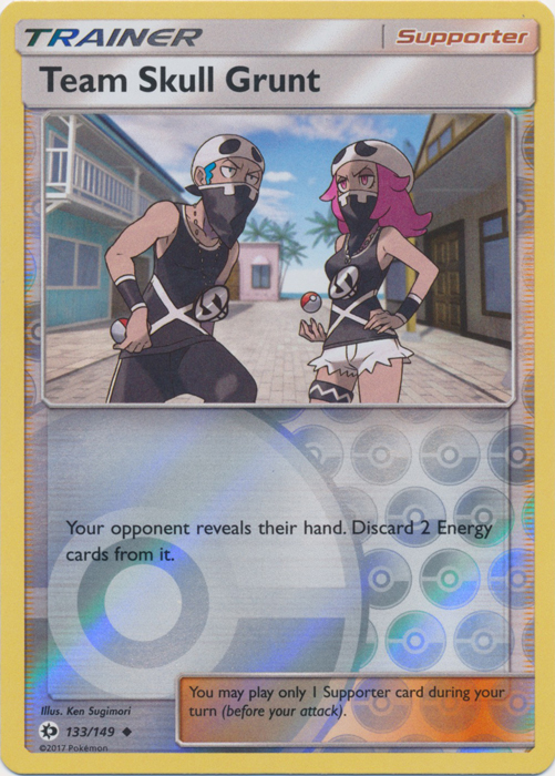 Team Skull Grunt - 133/149 - Uncommon - Reverse Holo Team Skull Grunt - 133/149 - Uncommon - Reverse Holo