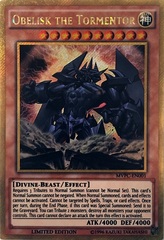 Obelisk The Tormentor - MVPC-EN001 - Gold Secret Rare - Dark Side Of Dimensions Movie Promo