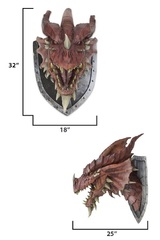 D&D Red Dragon Trophy Plaque Reprint