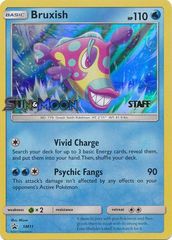 Bruxish - SM11 - Staff Prerelease Promo - SM Black Star Promo