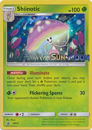 Shiinotic - SM10 - Prerelease Promo - SM Black Star Promo