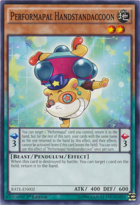 Performapal Handstandaccoon - RATE-EN002 - Common - 1st Edition