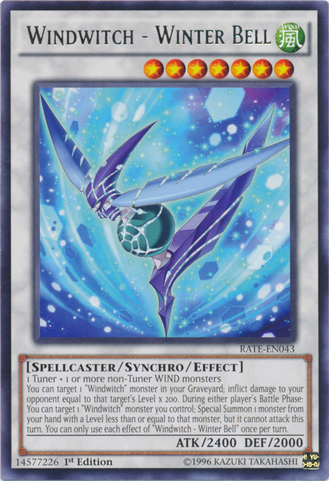 Windwitch - Winter Bell - RATE-EN043 - Rare - 1st Edition