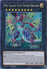 Neo Galaxy-Eyes Cipher Dragon - RATE-EN049 - Super Rare - 1st Edition