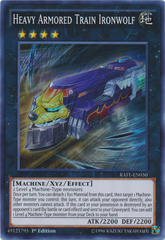 Heavy Armored Train Ironwolf - RATE-EN050 - Super Rare - 1st Edition