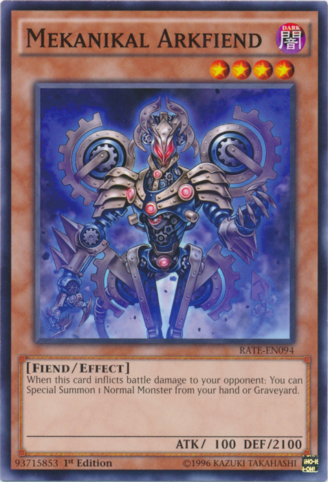 Mekanikal Arkfiend - RATE-EN094 - Common - 1st Edition