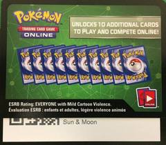 Sun & Moon 36 TCGO Code Cards