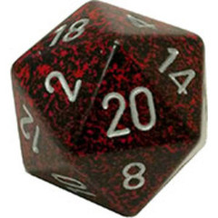 Chessex 34mm Large 20-Sided D20 Speckled Dice (XS2005)