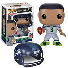 Football Series - 38 - Russell Wilson (2015 Alternate Grey Uniform)