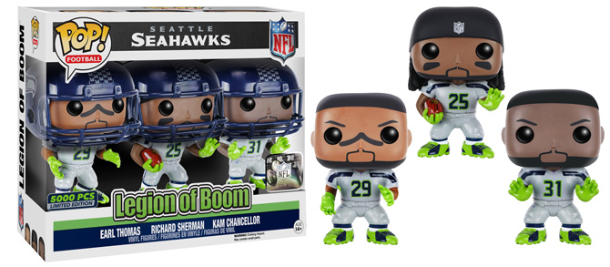 Football Series - Seahawks Legion Of Boom 3-Pack