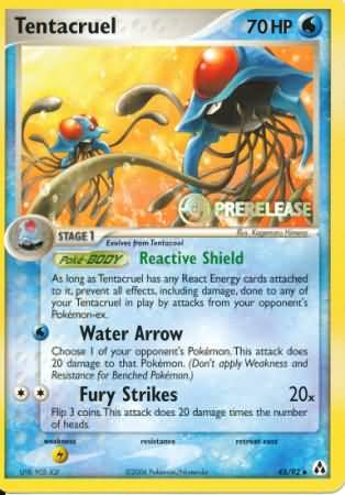 Tentacruel - 45/92 - Prerelease Promo