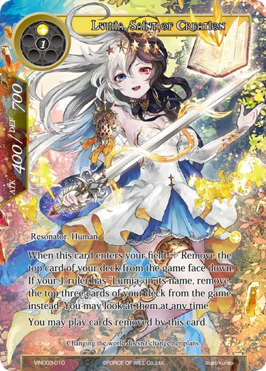 Lumia, Saint of Creation - VIN003-010 - R