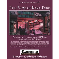 1 On 1 Adventures #20: The Tomb Of Kara-Duir (Pathfinder Adventure)