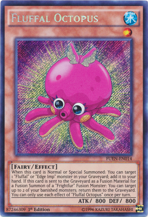 Fluffal Octopus - FUEN-EN014 - Secret Rare - 1st Edition