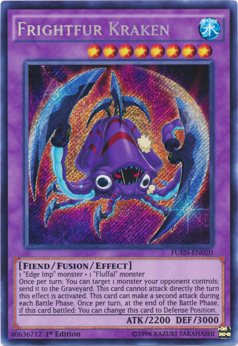 Frightfur Kraken - FUEN-EN020 - Secret Rare - 1st Edition