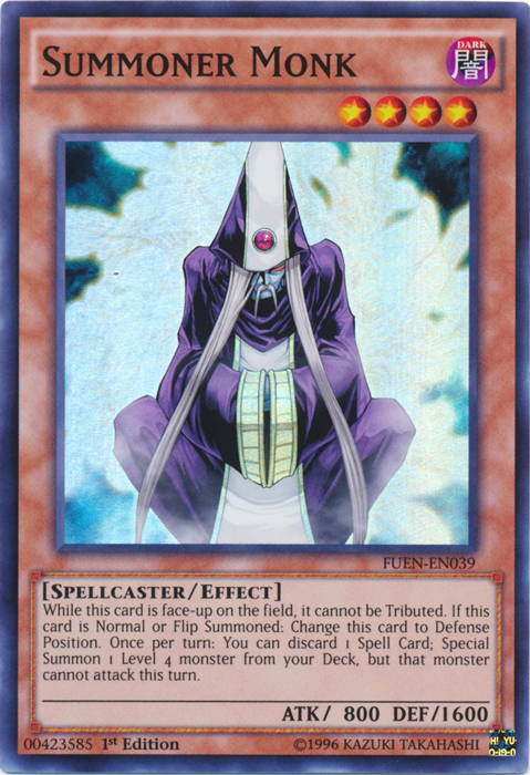 Summoner Monk - FUEN-EN039 - Super Rare - 1st Edition