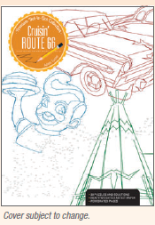Cruisin Route 66 Activity Book