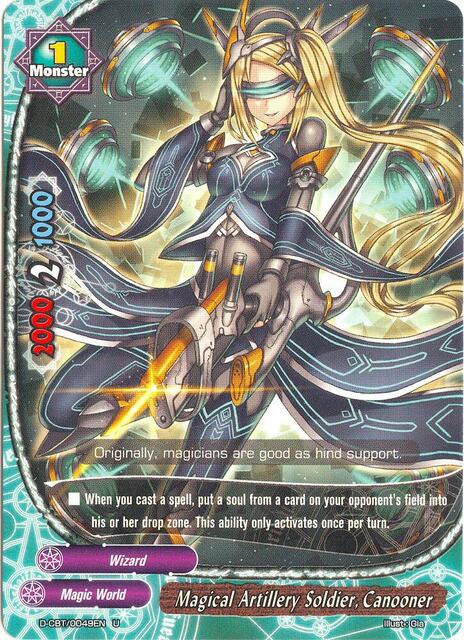 Magical Artillery Soldier, Canooner - D-CBT/0049EN - U