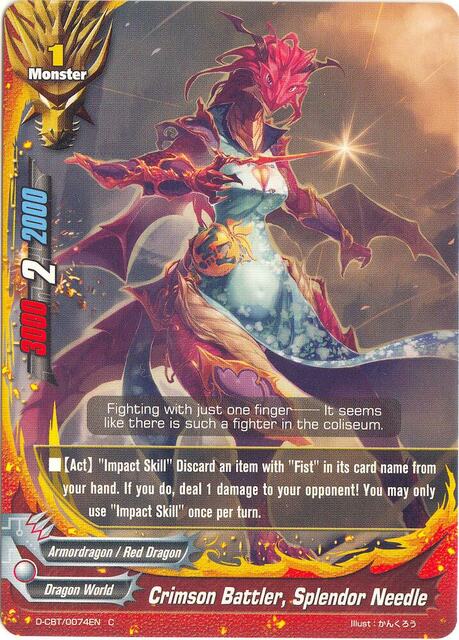 Crimson Battler, Splendor Needle - D-CBT/0074EN - C