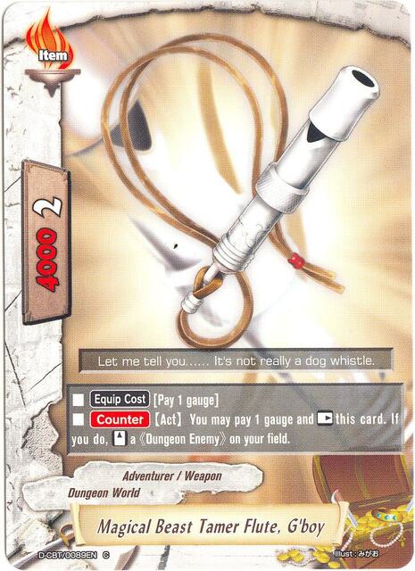 Magical Beast Tamer Flute, Gboy - D-CBT/0089EN - C