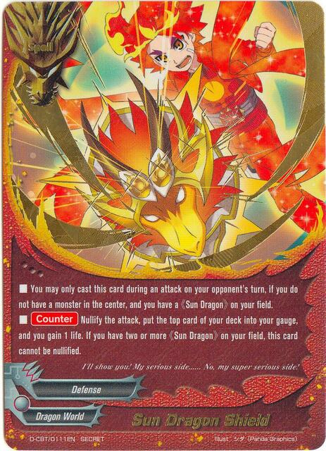 Sun Dragon Shield - D-CBT/0111EN - SECRET