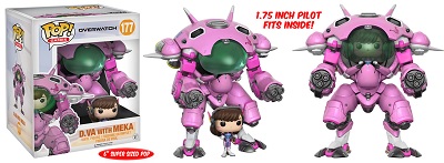 Pop! Games Overwatch - 2Pk D.Va & Meka 6