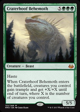 Craterhoof Behemoth - Foil