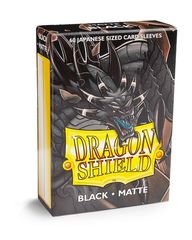 Dragon Shield - Yu-Gi-Oh! Size Matte 60 ct Sleeves - Black