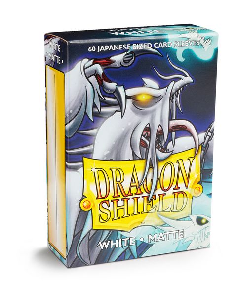 Dragon Shield Japanese-Sized Matte 60ct - White