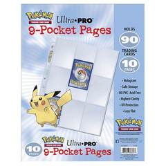 Ultra Pro - Pokemon: Trading Card Game Ultra Pro 9-Pocket Pages - Pack of 10