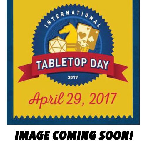 International Tabletop Day 2017 - Invitations, Stickers, Buttons, Bracelets