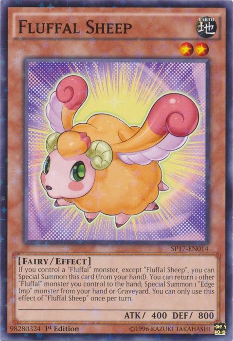 Fluffal Sheep - SP17-EN014 - Starfoil Rare - 1st Edition
