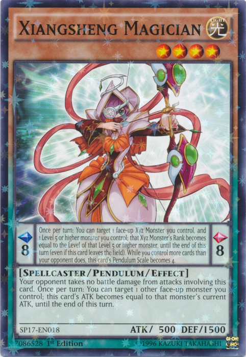Xiangsheng Magician - SP17-EN018 - Starfoil Rare - 1st Edition