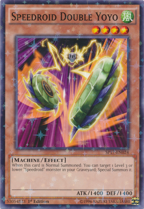 Speedroid Double Yoyo - SP17-EN024 - Starfoil Rare - 1st Edition - Yu-Gi-Oh  Singles  Astral/OTS/Star Packs  Star Pack: Battle Royal - Constellation  Collective Sacramento