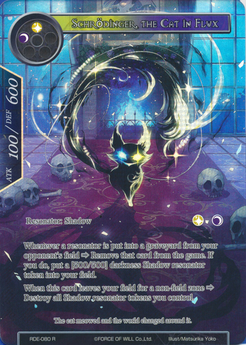 Schrodinger, the Cat in Flux (Full Art) - RDE-080 - R