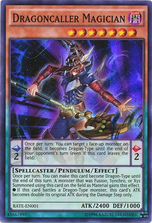 Dragoncaller Magician - RATE-EN001 - Super Rare - Unlimited Edition