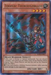 Zoodiac Thoroughblade - RATE-EN017 - Ultra Rare - Unlimited Edition