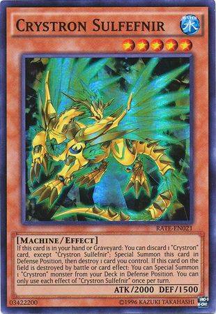 Crystron Sulfefnir - RATE-EN021 - Super Rare - Unlimited Edition