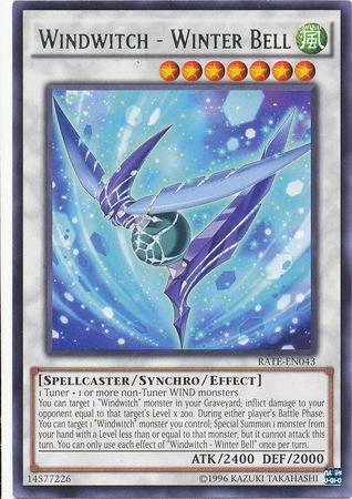 Windwitch - Winter Bell - RATE-EN043 - Rare - Unlimited Edition