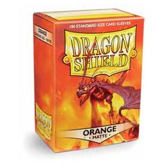 Dragon Shield Sleeves: Matte Orange